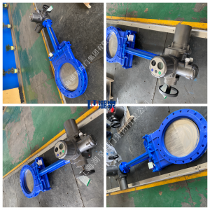 dn500青島水泥廠電動暗桿刀閘閥